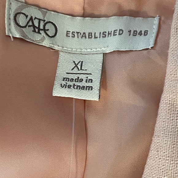 EUC Cato 3/4 Sleeve Linen Blend Women’s Blazer - Picture 4 of 7